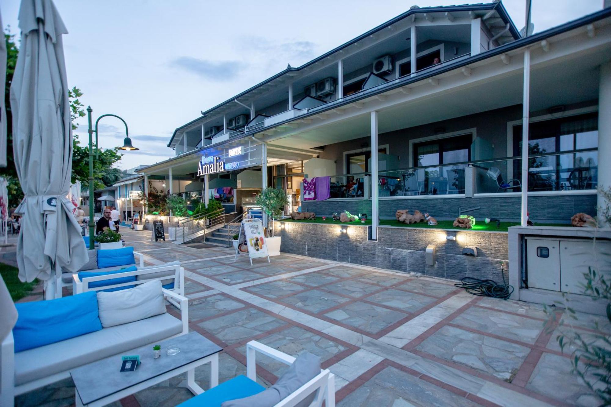 Amalia Mare Sea View Apartment Nea Vrasna Luaran gambar