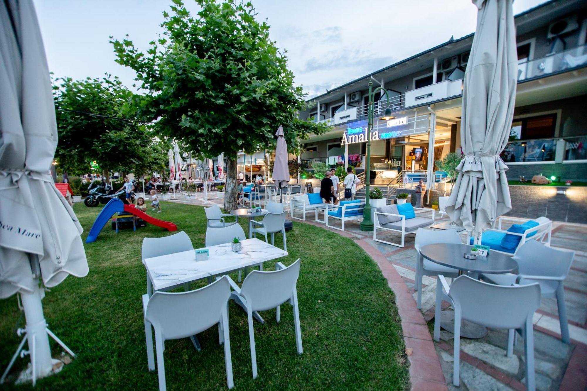 Amalia Mare Sea View Apartment Nea Vrasna Luaran gambar