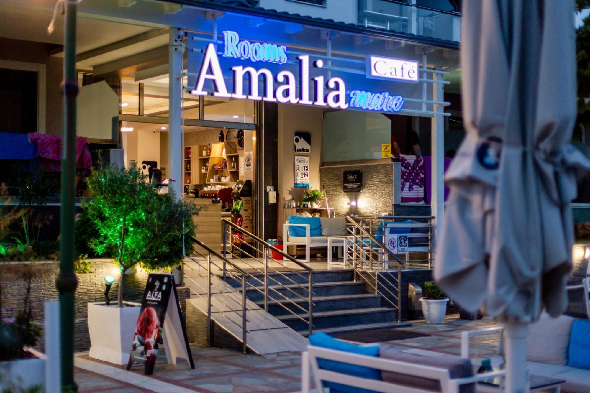 Amalia Mare Sea View Apartment Nea Vrasna Luaran gambar