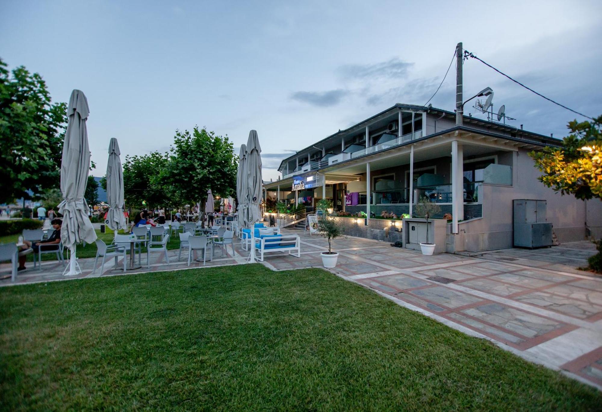 Amalia Mare Sea View Apartment Nea Vrasna Luaran gambar