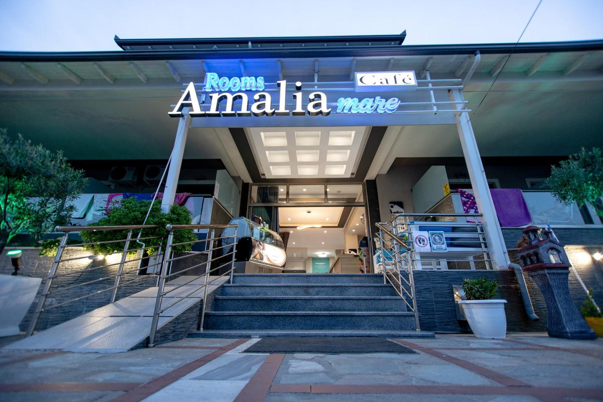 Amalia Mare Sea View Apartment Nea Vrasna Luaran gambar