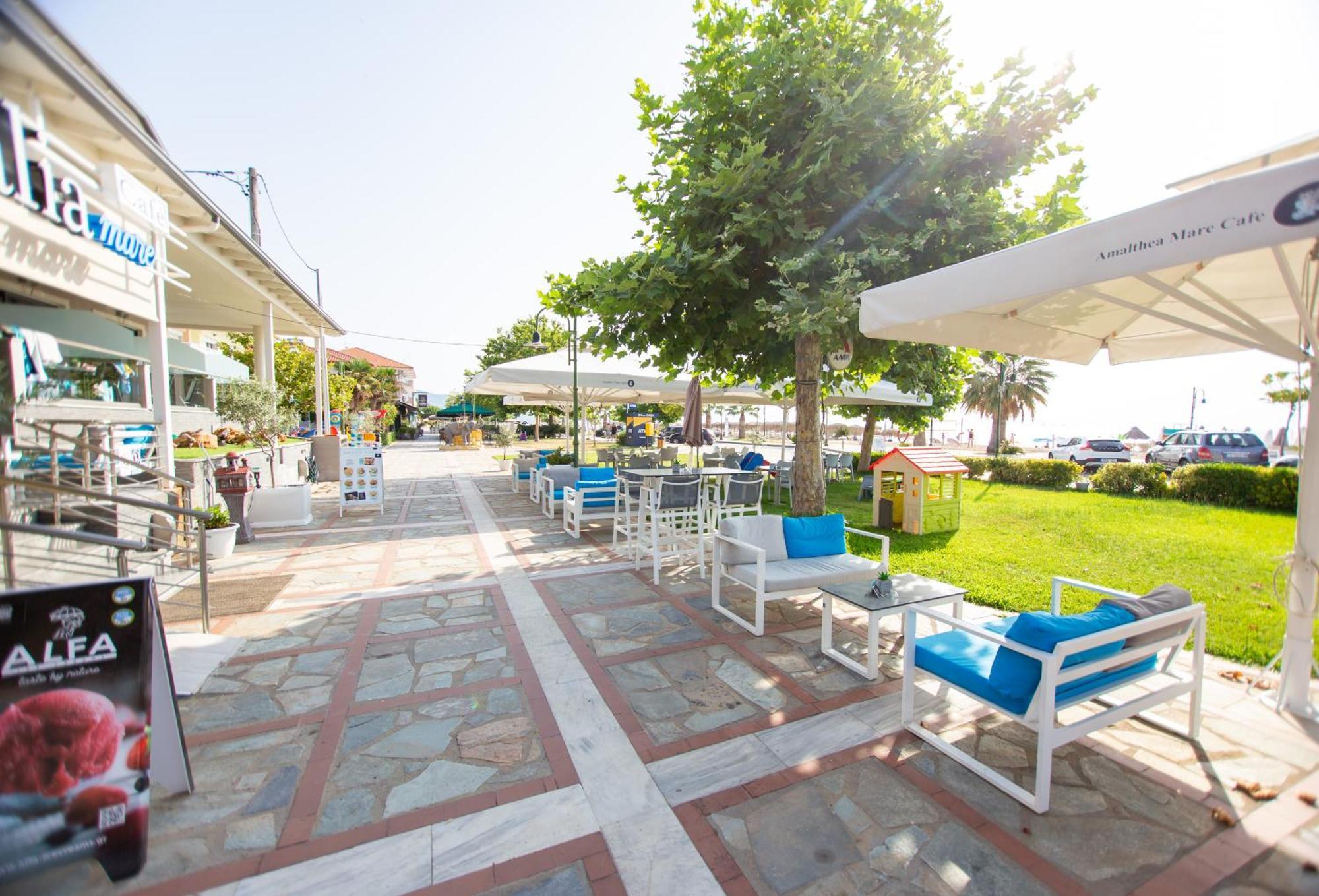 Amalia Mare Sea View Apartment Nea Vrasna Luaran gambar