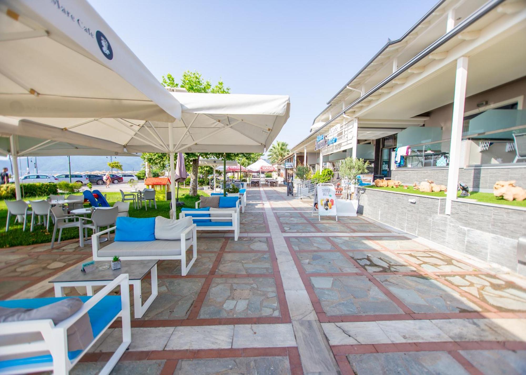 Amalia Mare Sea View Apartment Nea Vrasna Luaran gambar