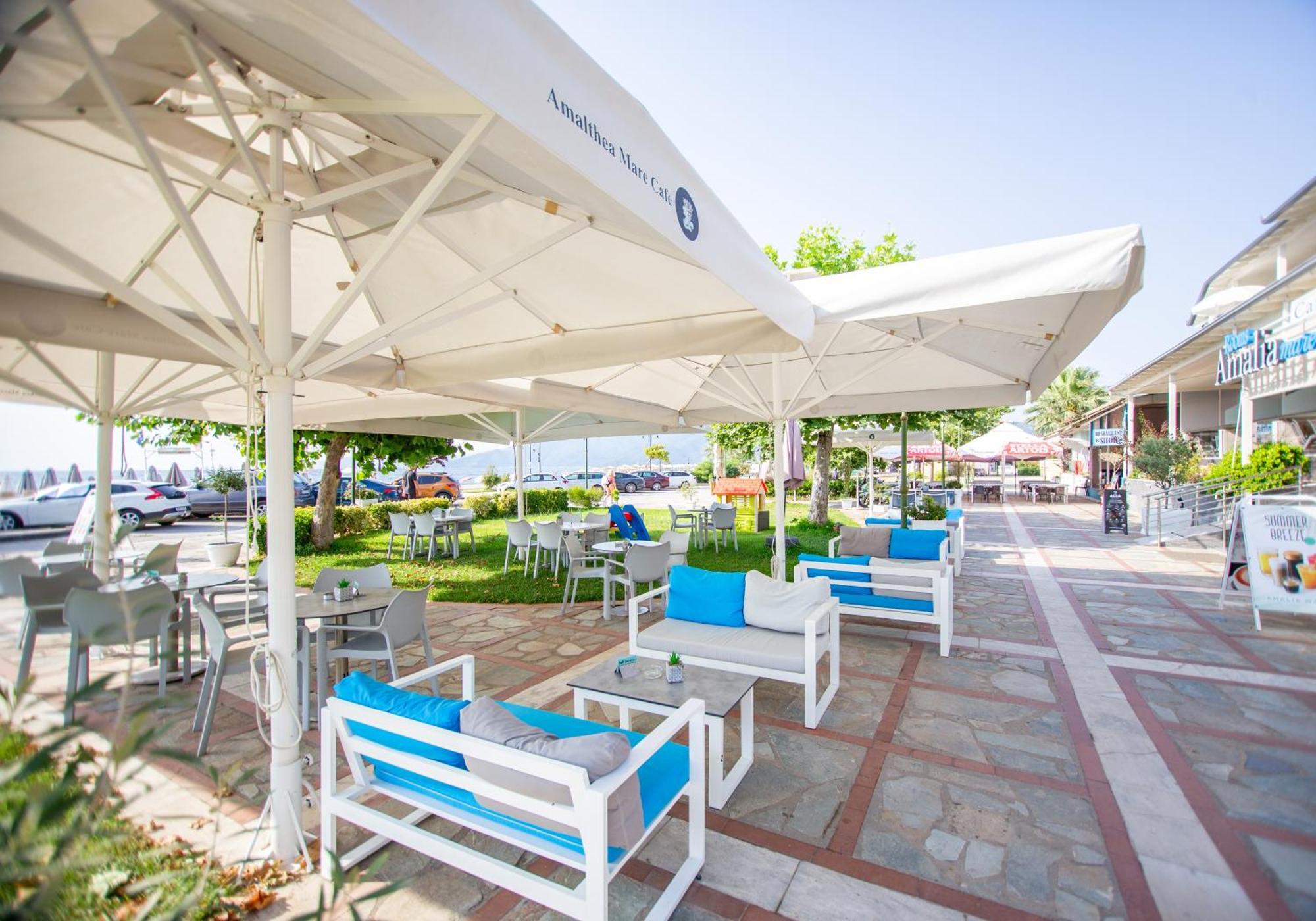 Amalia Mare Sea View Apartment Nea Vrasna Luaran gambar