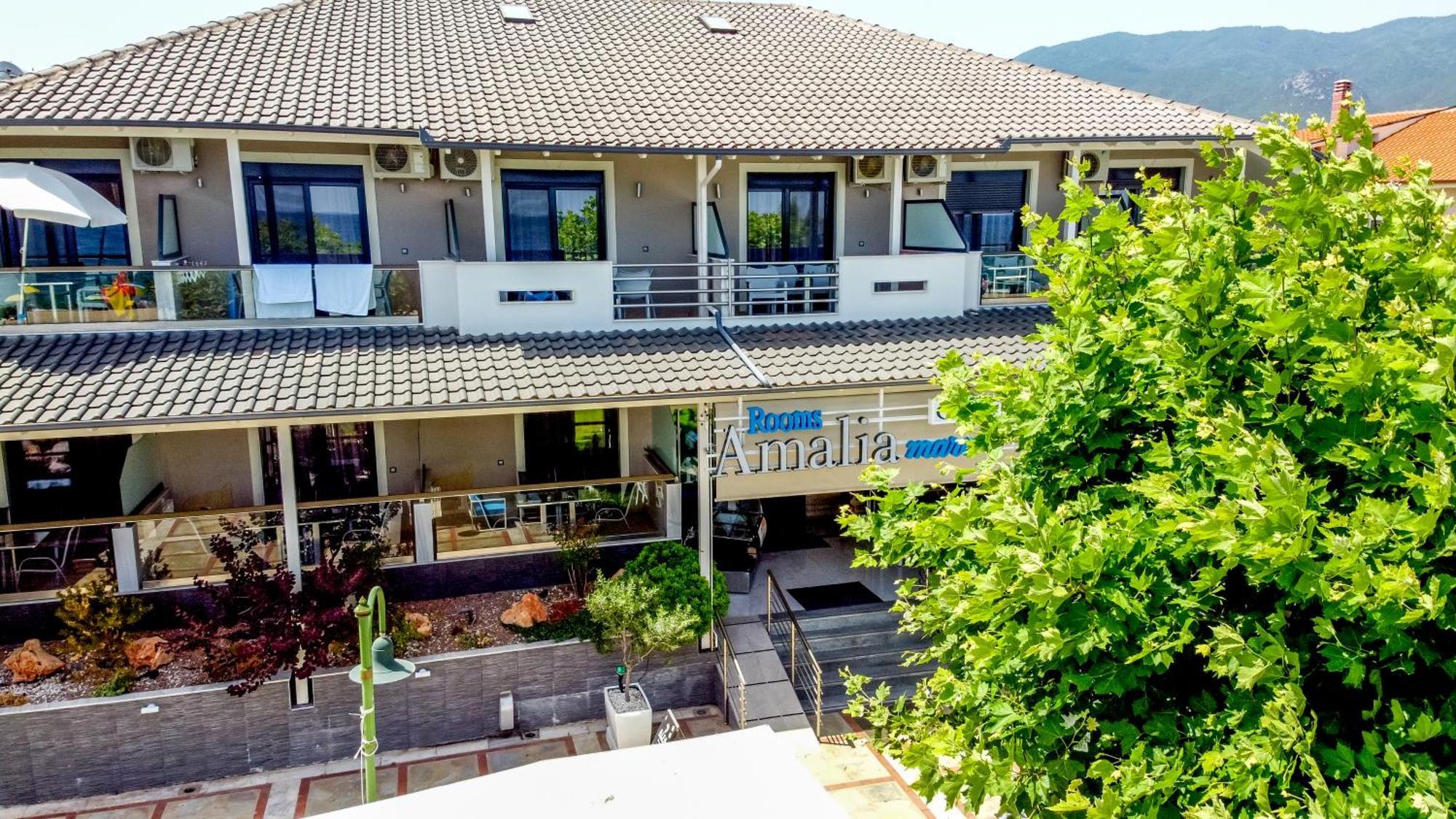 Amalia Mare Sea View Apartment Nea Vrasna Luaran gambar