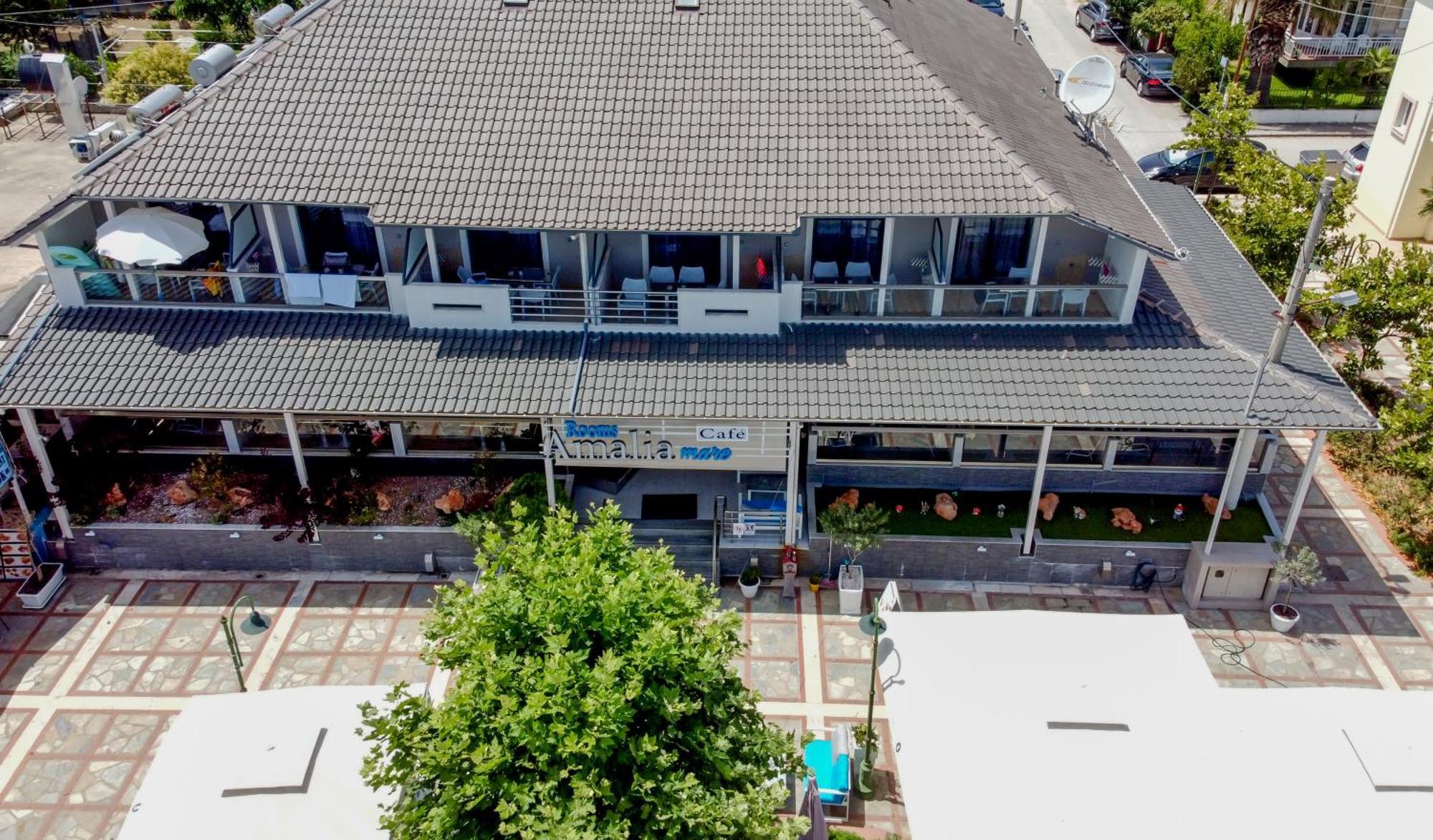 Amalia Mare Sea View Apartment Nea Vrasna Luaran gambar