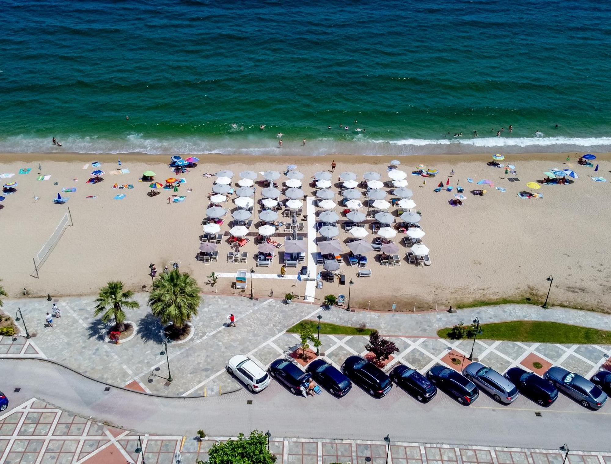 Amalia Mare Sea View Apartment Nea Vrasna Luaran gambar