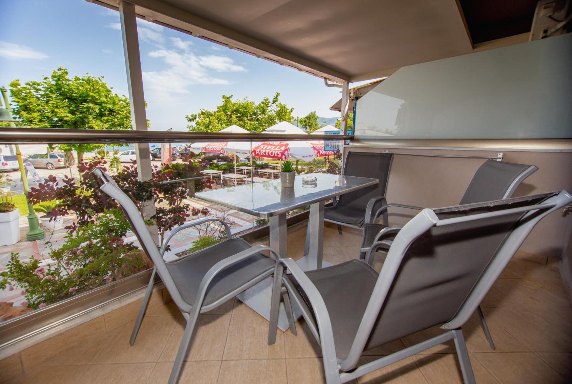 Amalia Mare Sea View Apartment Nea Vrasna Luaran gambar