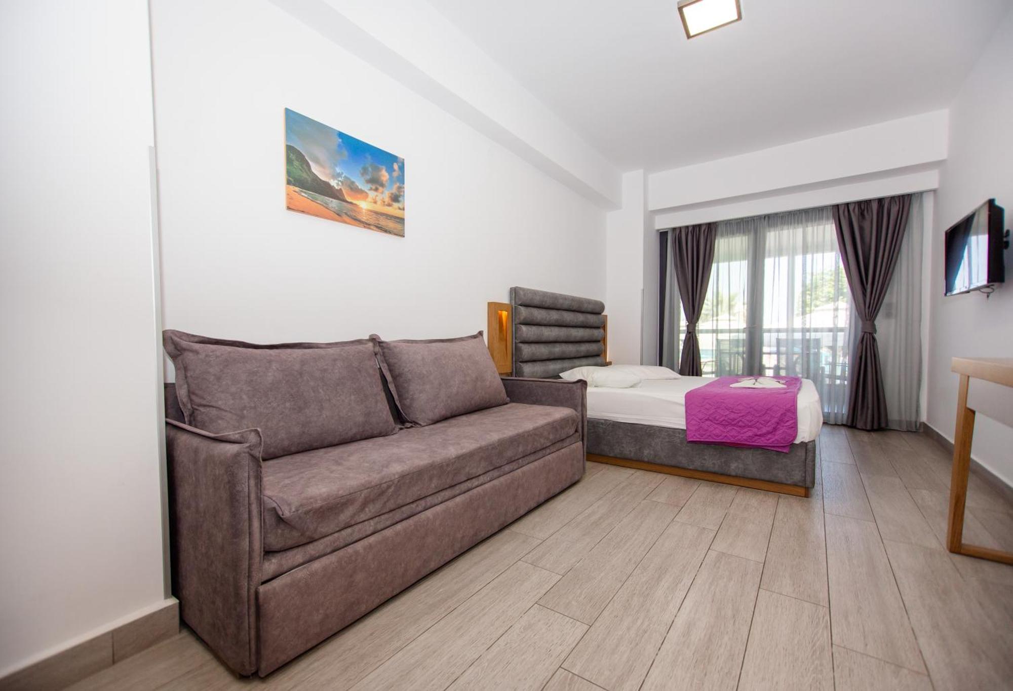 Amalia Mare Sea View Apartment Nea Vrasna Luaran gambar