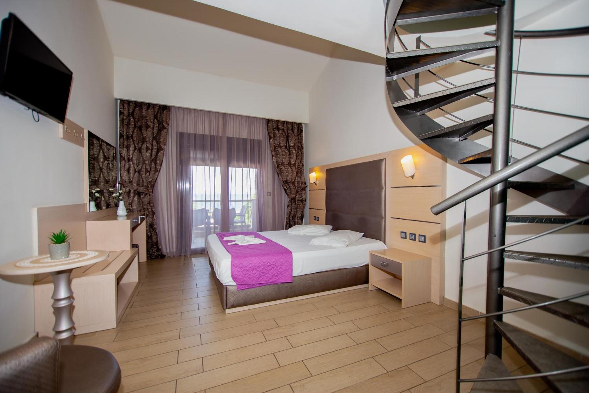Amalia Mare Sea View Apartment Nea Vrasna Luaran gambar