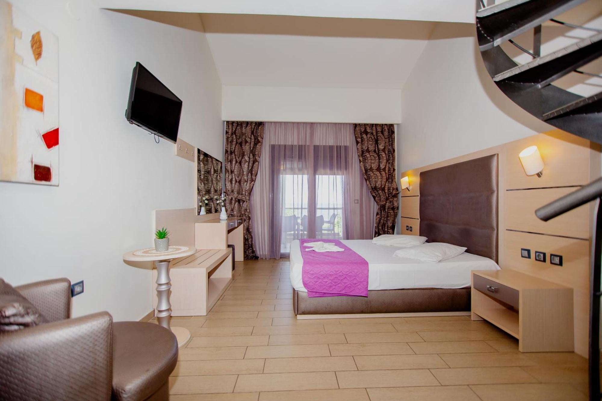 Amalia Mare Sea View Apartment Nea Vrasna Luaran gambar