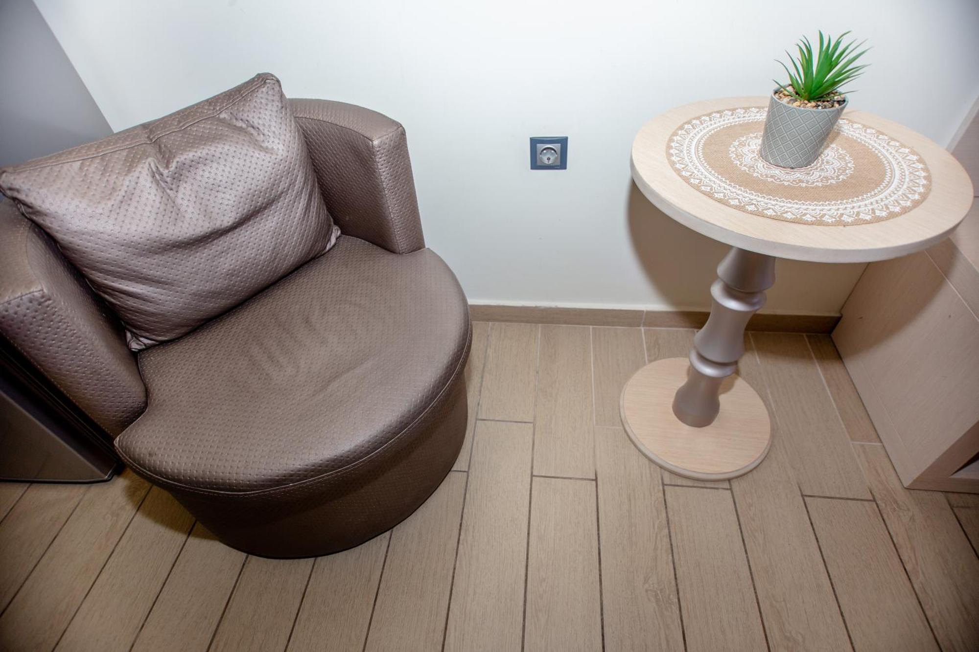 Amalia Mare Sea View Apartment Nea Vrasna Luaran gambar