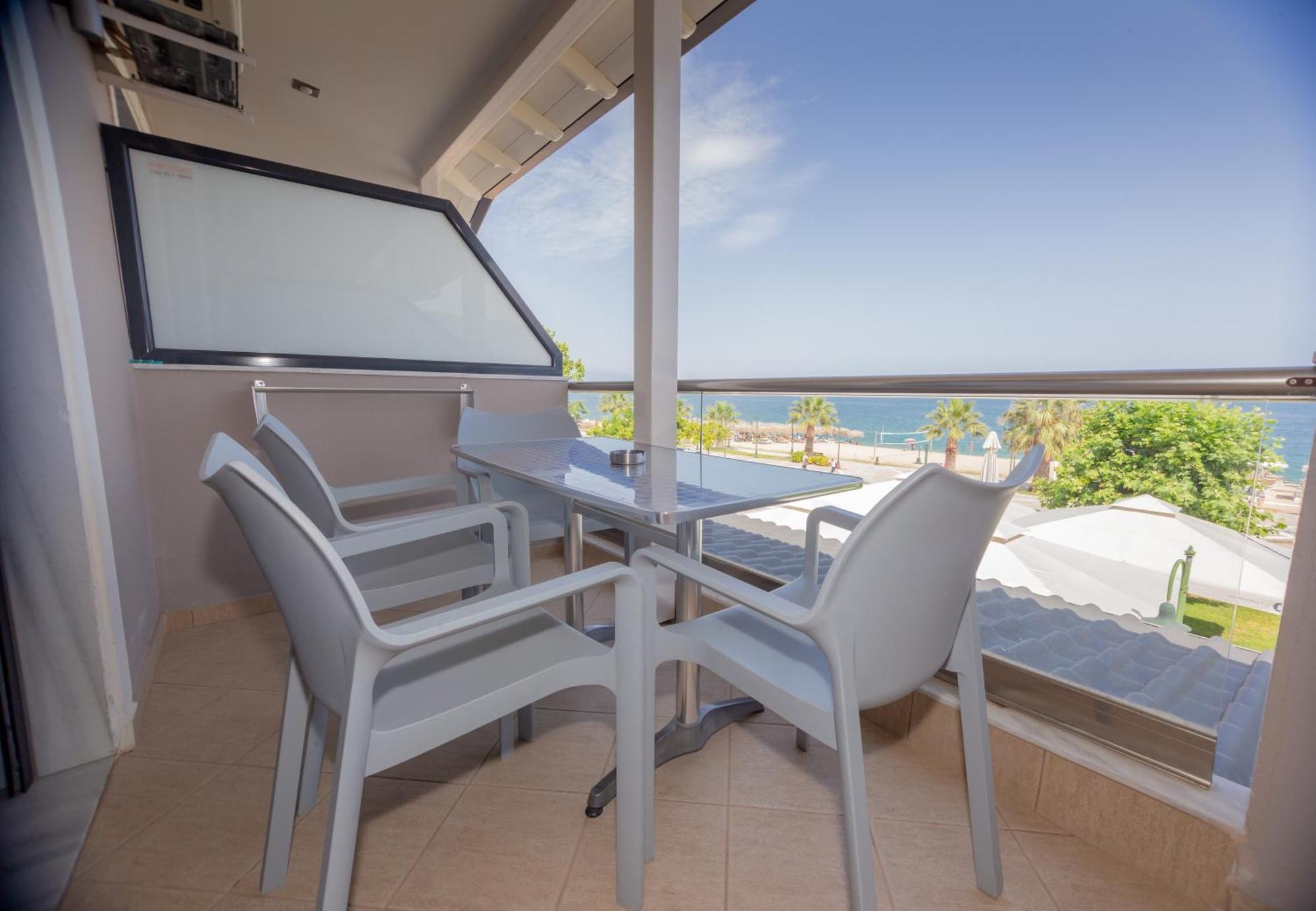 Amalia Mare Sea View Apartment Nea Vrasna Luaran gambar